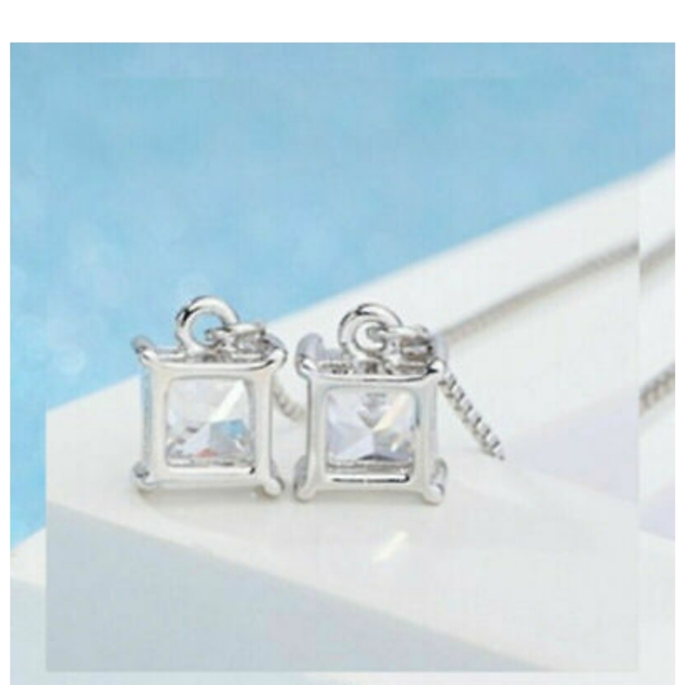 925 SILVER THREADER DANGLE EARRINGS - Picture 5 of 6